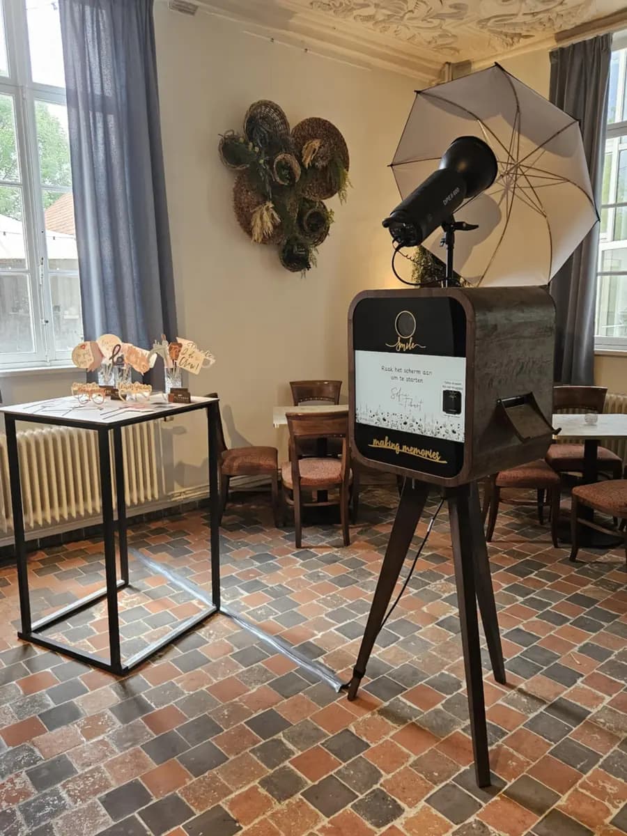 Photobooth op trouwfeest in Hof van Riemen in Heist-op-den-Berg