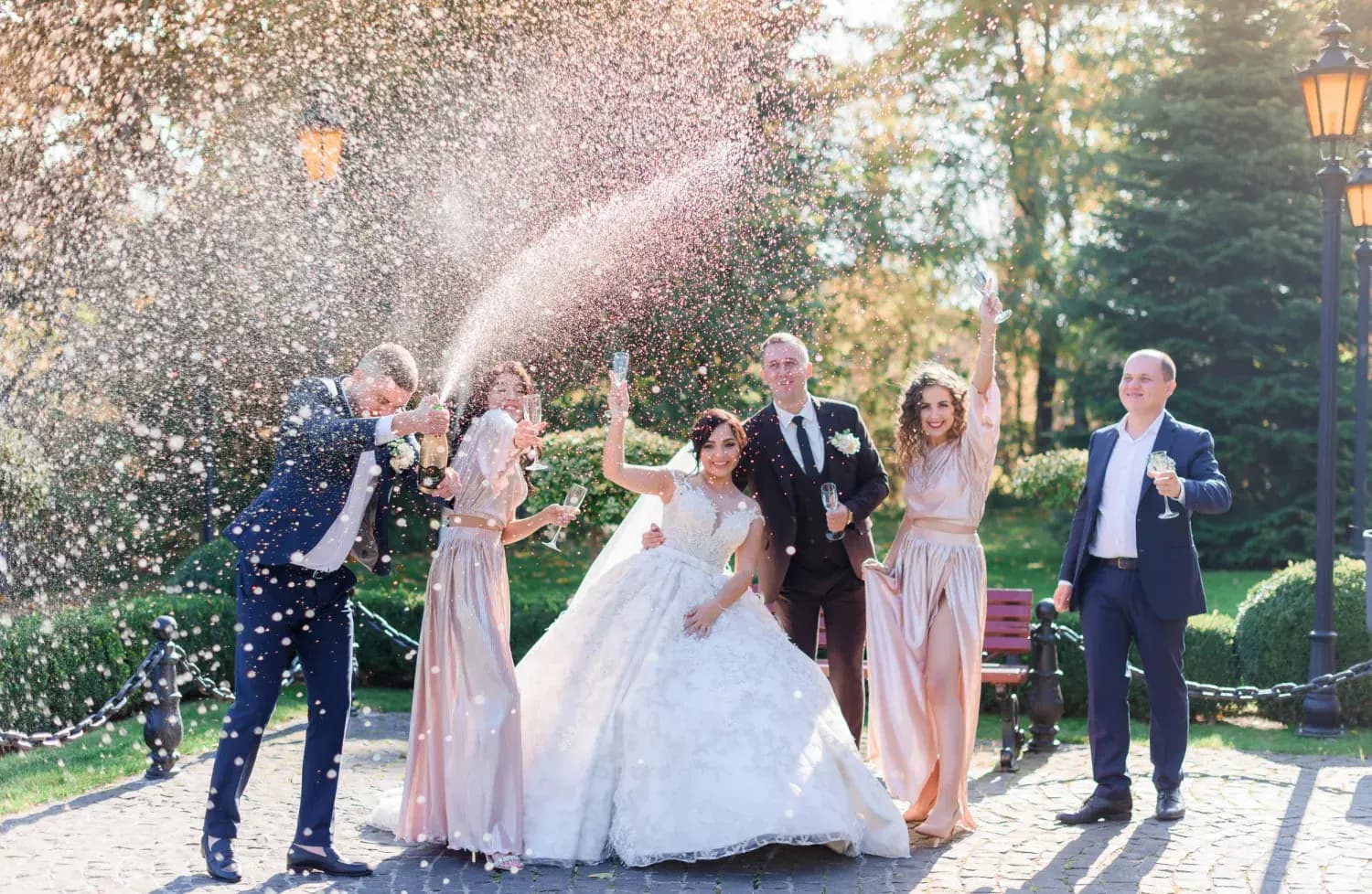 Overzicht van de locatie De Vlaschaard met de photobooth-opstelling van Flitsbak