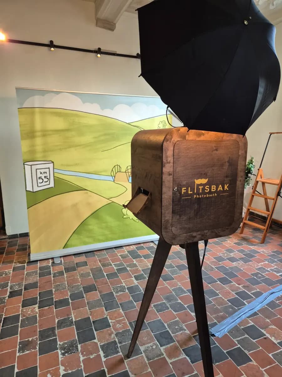 Huwelijk met photobooth op erfgoedlocatie Hof van Riemen